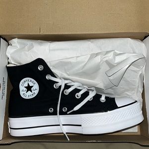 Black & White Converse High Top Platforms!